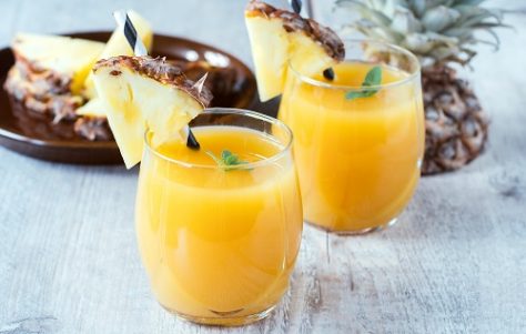 Batido de piña con aloe vera para adelgazar y quemar grasa