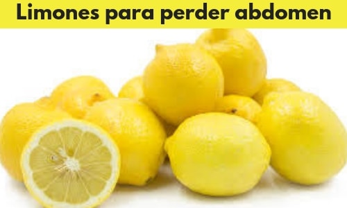 Limones para perder abdomen