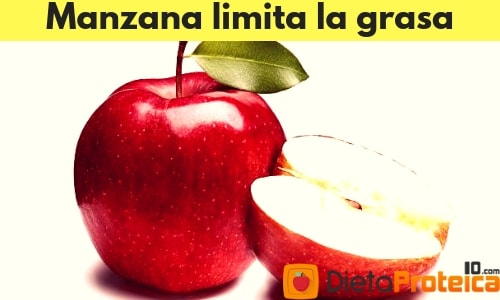 Manzana limita las grasas