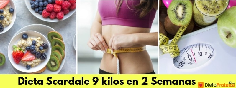 Dieta Scardale 9 kilos en 2 Semanas