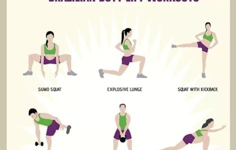 Entrenamiento brasileño de 5 minutos para levantar y tonificar el trasero