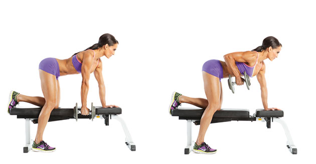Resultado de imagen para Dumbbell Rows